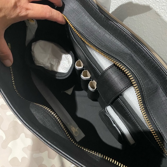 Dagne Dover Signature Classic Coated Canvas Tote - Picture 3 of 8